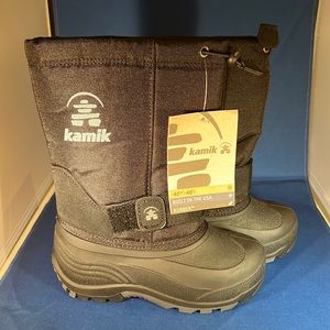 Kamik Rocket Black Childs Boots SZ 13
